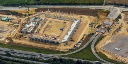 Arena Regensburg under construction, as of July 2014, Regensburg, independent city in Eastern