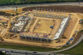 Arena Regensburg under construction, as of July 2014, Regensburg, independent city in Eastern