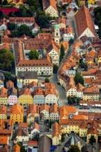 Giebelhausensembel Stadtamhof and St.Mang Church with College of Catholic Church Music and Music