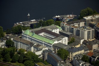 Backside of the Atlantic-Hotel at the Inner Alster, Hamburg, Free and Hanseatic City of Hamburg,