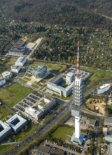 Office tower Heise headquarters in Hanover in spherical shape, Heise Medien GmbH & Co KG, Heise