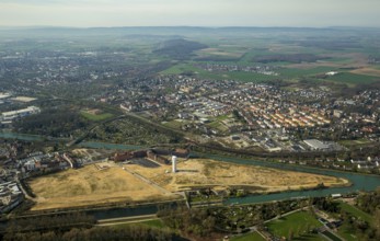 Former Conti site with Conti tower, Stockardtweg, Hanover, capital city, Lower Saxony, Germany, DE,