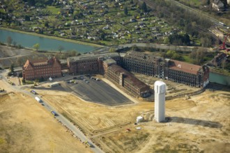 Former Conti site with Conti tower, Stockardtweg, Hanover, capital city, Lower Saxony, Germany, DE,