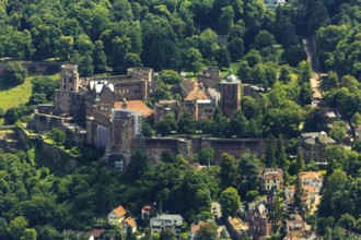 Heidelberg Castle, Heidelberg Castle, Heidelberg Castle Ruins, Heidelberg, Rhein-Neckar-Kreis,