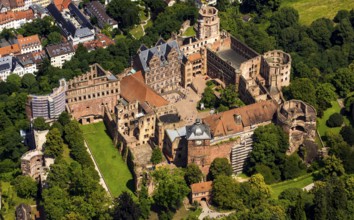 Heidelberg Castle, Heidelberg Castle, Heidelberg Castle Ruins, Heidelberg, Rhein-Neckar-Kreis,
