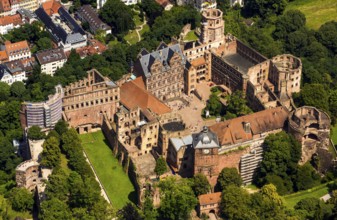 Heidelberg Castle, Heidelberg Castle, Heidelberg Castle Ruins, Heidelberg, Rhein-Neckar-Kreis,