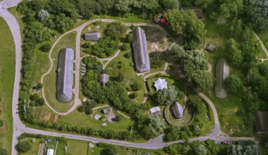 Archaeological Centre Hitzacker, residential barns, longhouses, mortuary hut, pit house, open-air