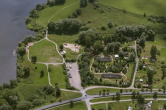 Archaeological Centre Hitzacker, residential barns, longhouses, mortuary hut, pit house, open-air
