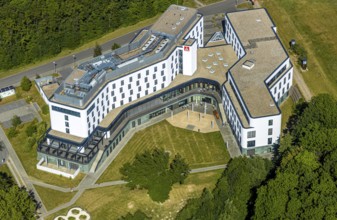 Aerial photo, IG-Metall-Bildungszentrum, Sprockhövel, Ruhr area, North Rhine-Westphalia, Germany,