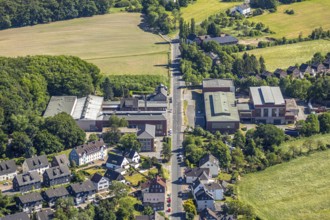 Aerial photo, ALLDOCK GmbH, Wuppertaler Straße, commercial area, Niedersprockhövel, Sprockhövel,