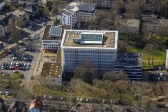Aerial view, Unna district administration, Unna district economic development agency, Unna, Ruhr