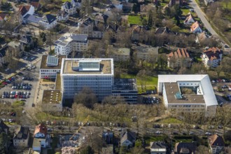 Aerial photograph, Unna district administration, Unna district economic development agency, Unna,
