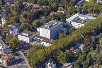 Aerial photograph, district administration, health and environmental authority of the district of