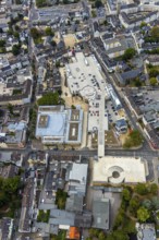 Aerial view, StadtGalerie Velbert, Forum Niederberg, Velbert, Ruhr area, North Rhine-Westphalia,