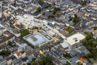 Aerial view, StadtGalerie Velbert, Forum Niederberg, Velbert, Ruhr area, North Rhine-Westphalia,