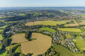 Aerial view, local view, Valdorf, Vlotho, OWL, Ostwestfalen-Lippe, East Westphalia, North