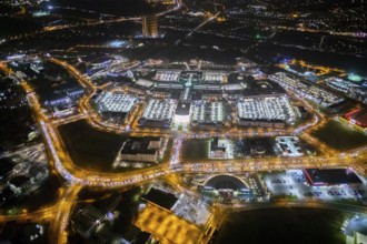Aerial view, Centro shopping centre, Oberhausen-Neue Mitte, arcade, play station, CentrO-Promenade,