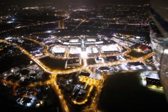 Aerial view, Centro shopping centre, Oberhausen-Neue Mitte, arcade, play station, CentrO-Promenade,