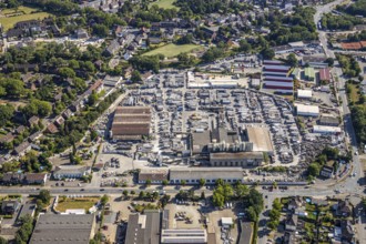 Aerial view, Basamentwerke Böcke GmbH, concrete plant, concrete blocks, concrete blocks, Sterkrade,