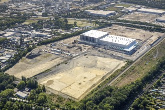 Aerial view, Oberhausen, Logport V, Duisport, Waldteichstraße industrial estate,