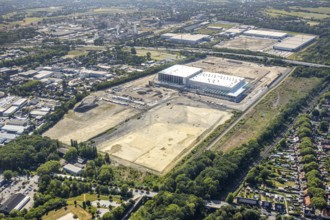 Aerial view, Oberhausen, Logport V, Duisport, Waldteichstraße industrial estate,