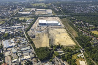 Aerial view, Oberhausen, Logport V, Duisport, Waldteichstraße industrial estate,