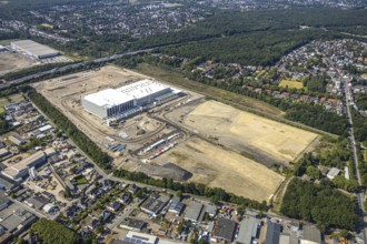 Aerial view, Oberhausen, Logport V, Duisport, Waldteichstraße industrial estate,