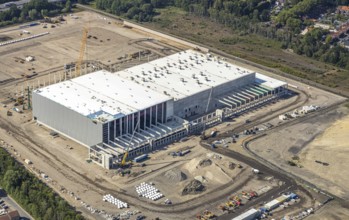 Aerial view, Oberhausen, Logport V, Duisport, Waldteichstraße industrial estate,