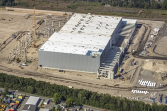 Aerial view, Oberhausen, Logport V, Duisport, Waldteichstraße industrial estate,