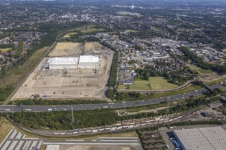 Aerial view, Oberhausen, Logport V, Duisport, Waldteichstraße industrial estate,