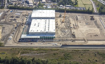 Aerial view, Oberhausen, Logport V, Duisport, Waldteichstraße industrial estate,