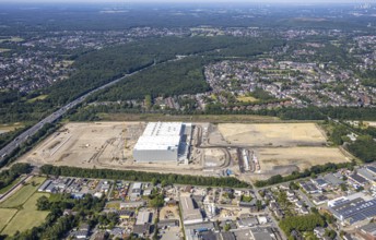 Aerial view, Oberhausen, Logport V, Duisport, Waldteichstraße industrial estate,