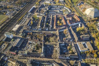 Aerial view, local view Osterfeld, Hospice St. Vinzenz Pallotti, Greek Orthodox parish Hl
