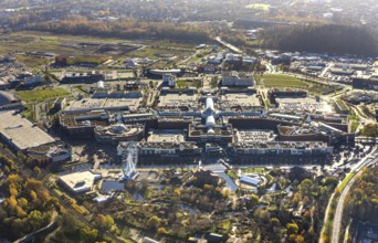 Aerial view, CentrO shopping centre, Borbeck, Oberhausen, Ruhr area, North Rhine-Westphalia,
