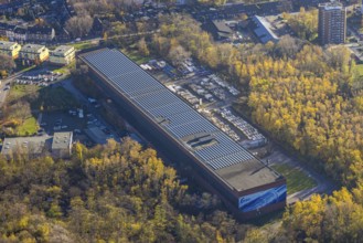 Aerial view, Walzen-Service-Center GmbH, Bermensfeld, Oberhausen, Ruhr area, North