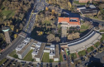 Aerial view, TZU Technology Centre for Environmental Protection Management, RWW Water Tower,