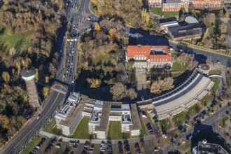 Aerial view, TZU Technology Centre for Environmental Protection Management, RWW Water Tower,
