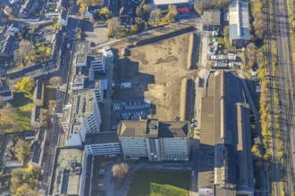 Aerial view, Quartier231 BusinessPark, Lirich, Oberhausen, Ruhr area, North Rhine-Westphalia,