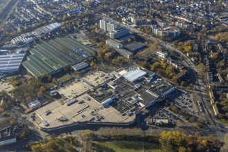 Aerial view, Bero-Zentrum, Concordiastraße, Oberhausen, Ruhr area, North Rhine-Westphalia, Germany,