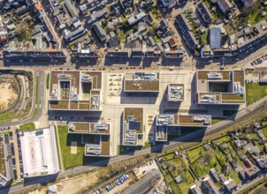 Aerial photo, Campus Mühlheim, MH Hochschule Ruhr West, Linksruhr, Mülheim an der Ruhr, Ruhr area,