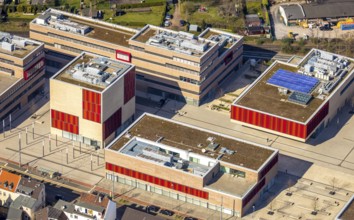 Aerial photo, Campus Mühlheim, MH Hochschule Ruhr West, Linksruhr, Mülheim an der Ruhr, Ruhr area,