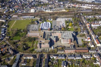 Aerial photo, Tengelmann Areal, Tengelmann head office, Linksruhr, Mülheim an der Ruhr, Ruhr area,
