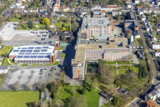 Aerial photo, Tengelmann Areal, Tengelmann head office, Linksruhr, Mülheim an der Ruhr, Ruhr area,