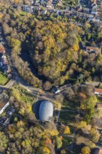 Aerial view, LVR-Industriemuseum St. Antony-Hütte, Klosterhardt, Oberhausen, Ruhr area, North