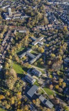 Aerial view, ASO Alteneinrichtungen der Stadt Oberhausen, Elly-Heuss-Knapp-Straße, Tackenberg West,