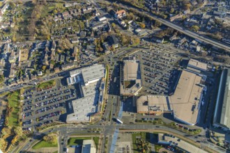 Aerial view, Sterkrader Tor Oberhausen shopping centre, Deer-Center, Sterkrade Mitte, Oberhausen,