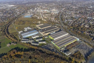 Aerial view, MAN Energy Solutions SE, Sterkrade Mitte, Oberhausen, Ruhr area, North