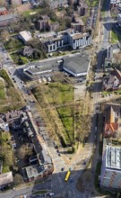 Aerial view, CongressCentrum Oberhausen, Luise-Albertz-Halle, Oberhausen, Ruhr area, North