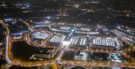 Aerial view, Centro shopping centre, Oberhausen-Neue Mitte, arcade, play station, CentrO-Promenade,