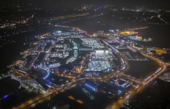 Aerial view, Centro shopping centre, Oberhausen-Neue Mitte, arcade, play station, CentrO-Promenade,